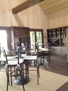 A view inside the tasting room.
