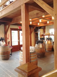 Inside the tasting room.