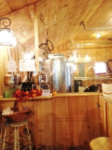 One view of the tasting room.