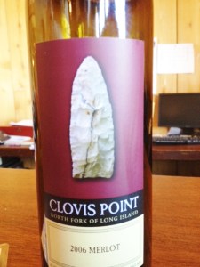 Clovis Point on label...