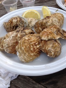 All done with the oysters!