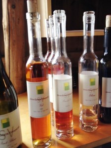 Some of the more exotic items on the tasting menu.