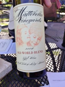 The labels feature this charming picture of Matt and Isabella.