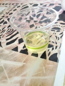 The only thing we don't like here: the plastic cups.