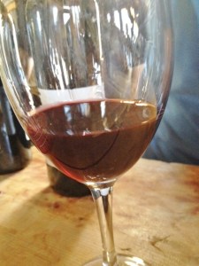 The pour is about average in size.