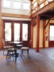 It was very humid outside, so we opted to stay inside in the air conditioning.