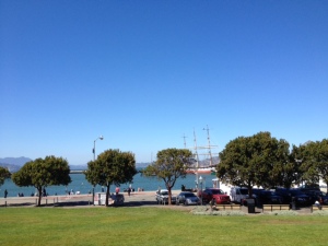 View of San Francisco Bay from near the tasting room