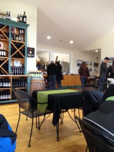 Some customers browsed the selection of wine-related gifts.