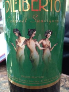 Art on the label--at first, I thought they were looking at cell phones!