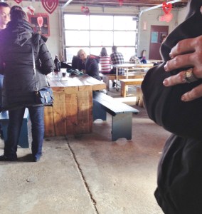 Room for plenty of people at the new tasting room.