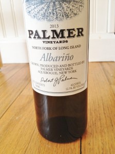 The small bottle of the Albarino.