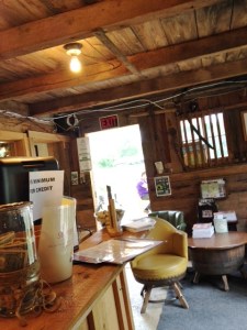 One side of the room