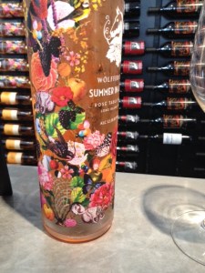 We didn't get to try this Wolffer Estate wine, but we really liked the bottle.