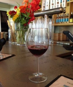 The pour for the Bridge Lane wines is fairly generous.  