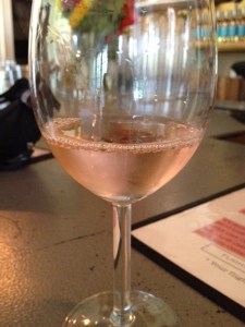 The rose sure looks pretty.