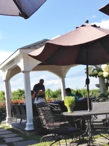 Mr. Tobin entertaining a group.