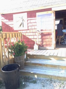 A view of the tasting shed at One Woman