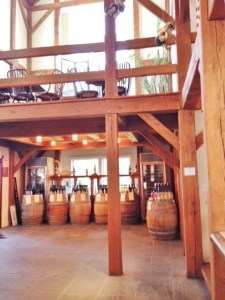 One view of the tasting room