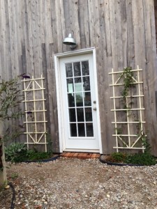 The entrance to the tasting shed