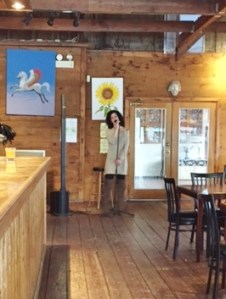 We quite enjoyed her singing.