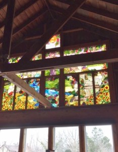 Pretty stained glass window