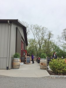 The somewhat industrial looking outside belies the very attractive inside.