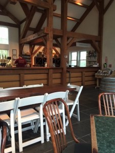 We commandeered the big table, since we were the only ones there.