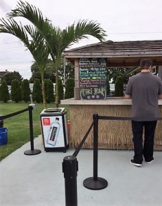 Here's something not every winery has--a Tiki Bar!