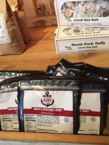 The gift shop has a bunch of local products.