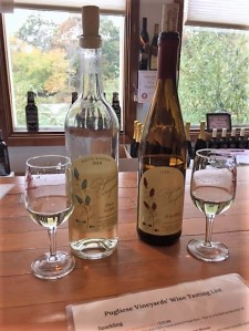 Two whites. Note the attractive bottles.