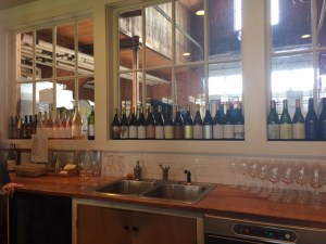 Part of the array of different wines they make.