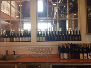 More of the array of wines.