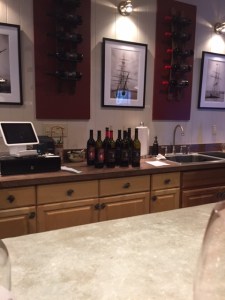 One part of the bar area.